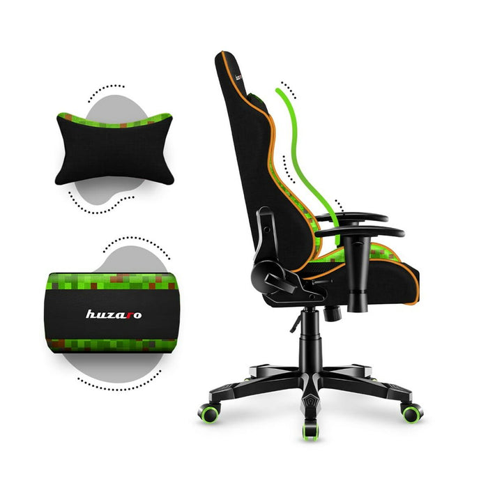Scaun Gaming Huzaro HZ-Ranger 6.0 Pixel Mesh Negru/Albastru