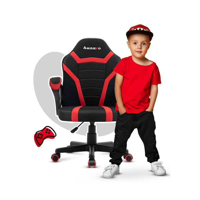 Scaun Gaming Huzaro HZ-Ranger 1.0 red mesh          Negru Roșu