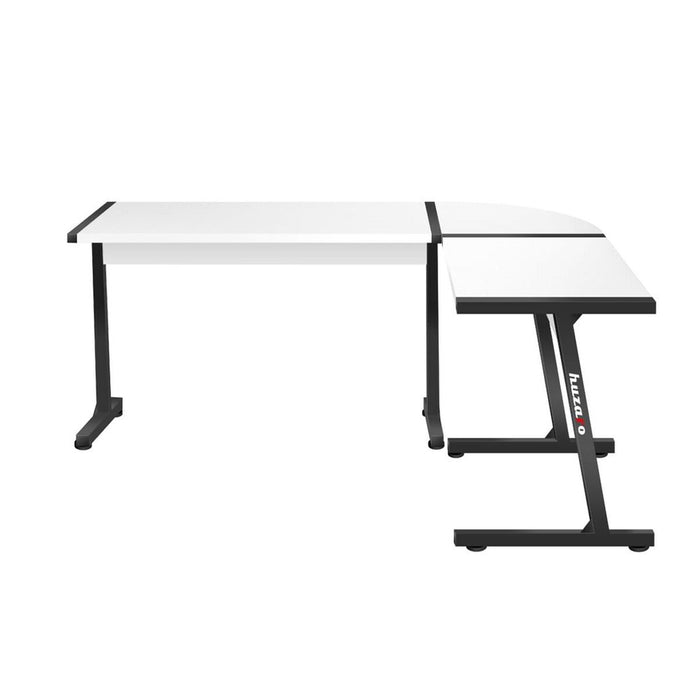 Birou Huzaro HZ-Hero 6.0 Alb Oțel Fibră de carbon Carton 178 x 4 x 112 cm