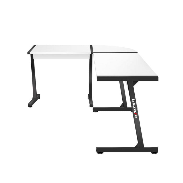 Birou Huzaro HZ-Hero 6.0 Alb Oțel Fibră de carbon Carton 178 x 4 x 112 cm