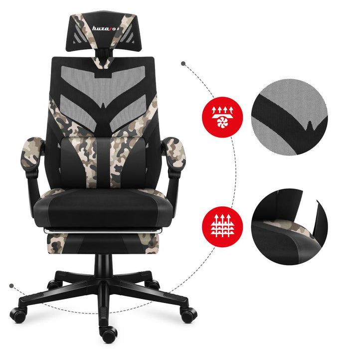 Scaun Gaming Huzaro Combat 5.0 Negru