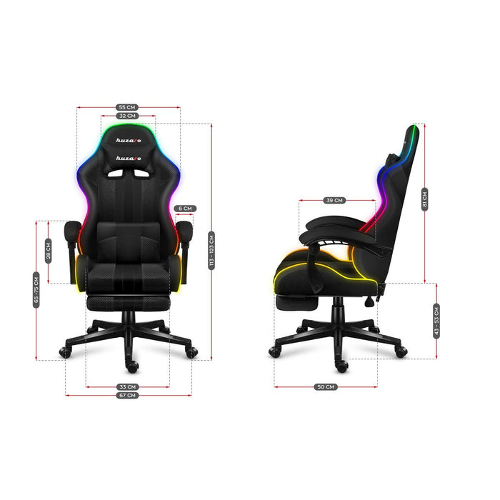 Scaun Gaming Huzaro HZ-Force 4.7 RGB Negru