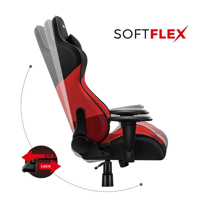 Scaun Gaming Huzaro Hz-Force 6.2 Red Mesh Roșu