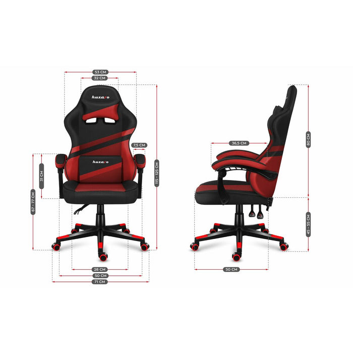 Scaun Gaming Huzaro HZ-Force 4.4 Red Mesh Roșu