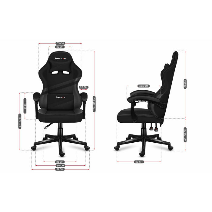 Scaun Gaming Huzaro HZ-Force 4.4 Carbon Negru