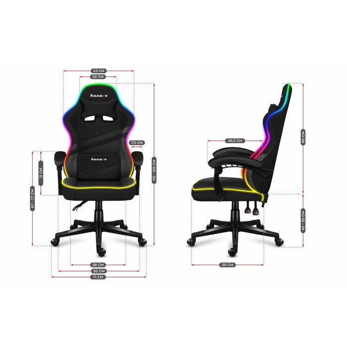 Scaun Gaming Huzaro HZ-Force 4.4 RGB Black
