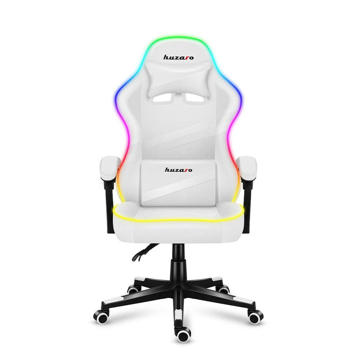 Scaun Gaming Huzaro Force 4.4 RGB Alb
