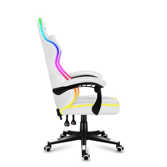 Scaun Gaming Huzaro Force 4.4 RGB Alb