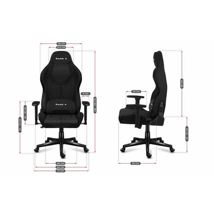 Scaun Gaming Huzaro HZ-Force 7.9 Black Mesh Negru