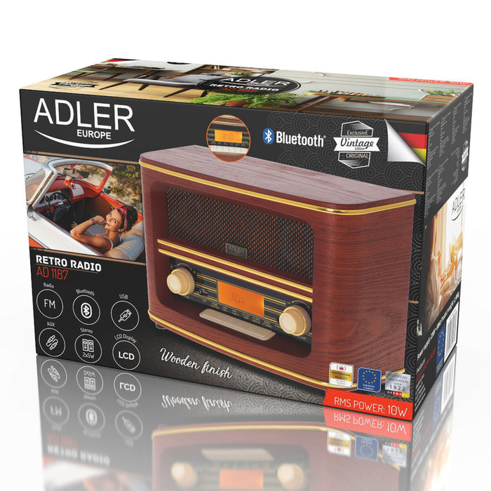 Radio Adler AD 1187 Maro Lemn