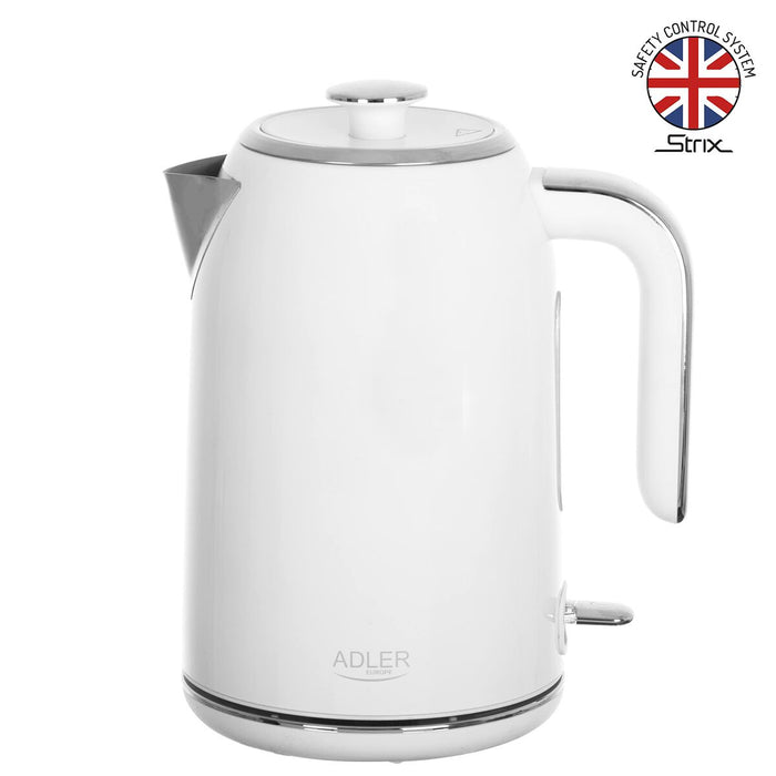 Fierbător Adler Alb Oțel inoxidabil 1,7 L