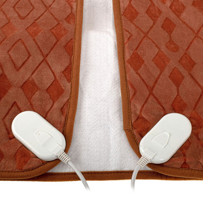Pătură Electrică Adler CR 7436 Maro Bronz 100 % poliester