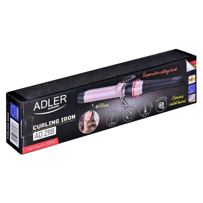Perie Adler AD 2118 Negru Roz 1 Piese