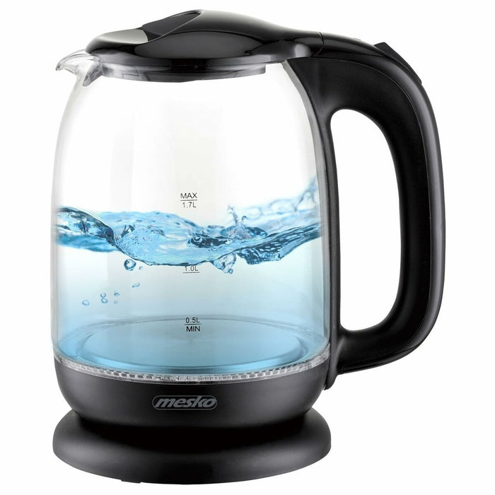 Fierbător Adler MS 1302b Negru Transparent 2200 W 1,7 L