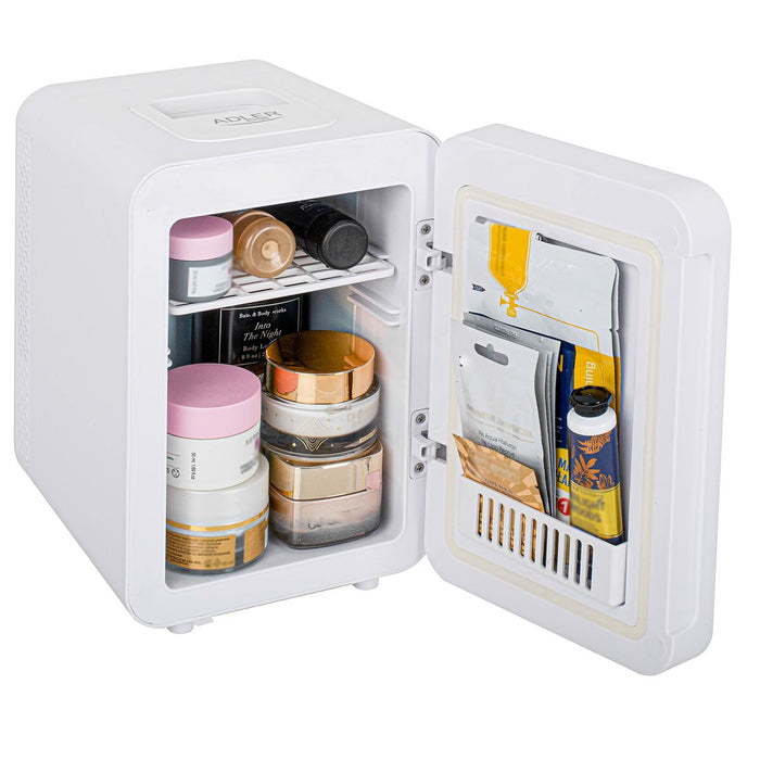 Mini frigider pentru produse cosmetice Adler AD 8085 Alb Oglindă 4 L