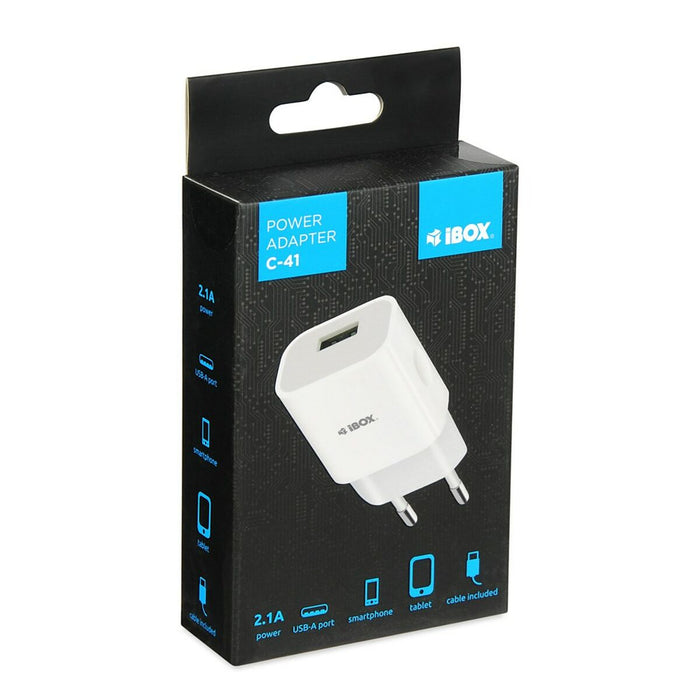 Încărcător de Perete Ibox ILUC41W Alb 12 W