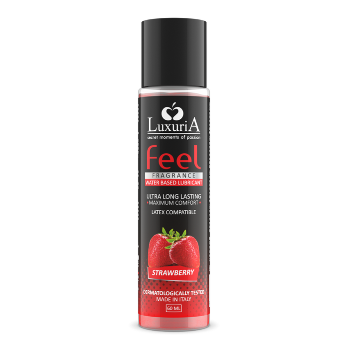 Lubrifiant intim pe bază de apă, IntimateLine Feel Fragrance, aromă de căpșuni, 60 ml