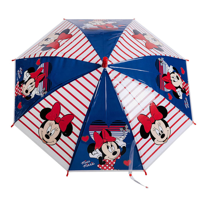 Umbrelă automată Minnie Mouse Infantil Ø 43,5 cm