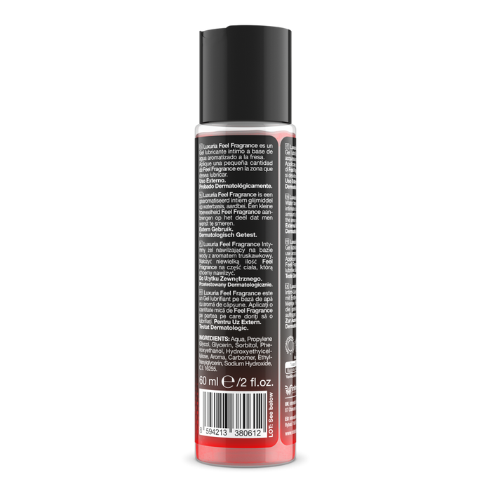 Lubrifiant intim pe bază de apă, IntimateLine Feel Fragrance, aromă de căpșuni, 60 ml