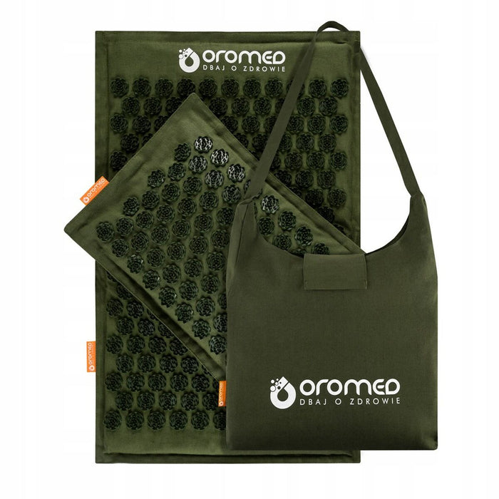 Saltea de Presopunctură Matlasată Oromed ORO-HEALTH Verde 43 x 67 cm