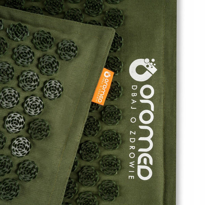 Saltea de Presopunctură Matlasată Oromed ORO-HEALTH Verde 43 x 67 cm