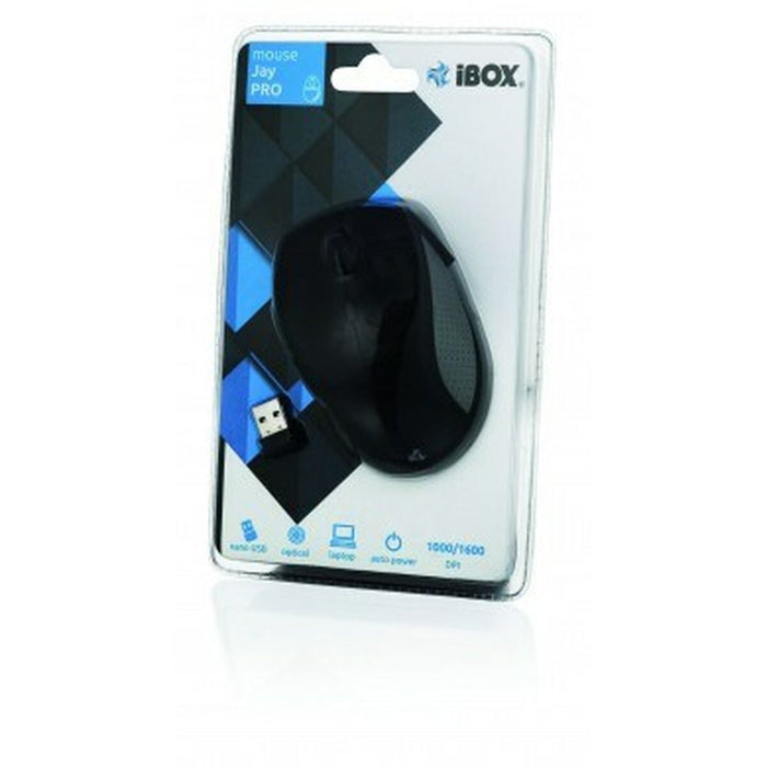 Mouse Fără Fir Ibox IMOS603 Negru/Gri