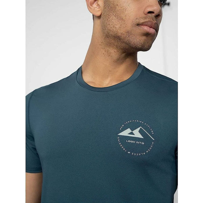 Tricou cu Mânecă Scurtă Bărbați 4F Fnk M210 Albastru închis