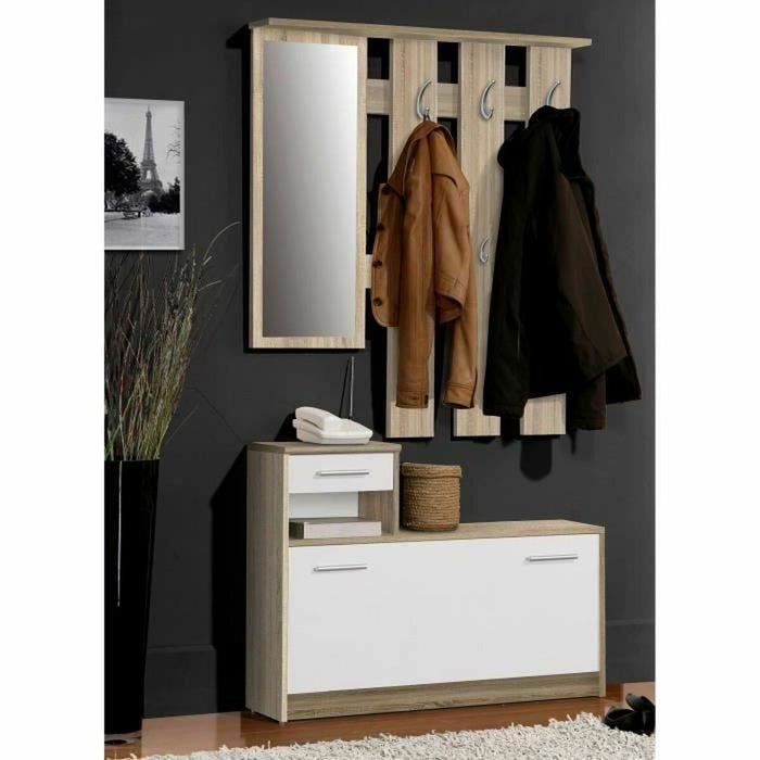 Set de mobilier Pili Alb 97,5 x 180 x 25 cm
