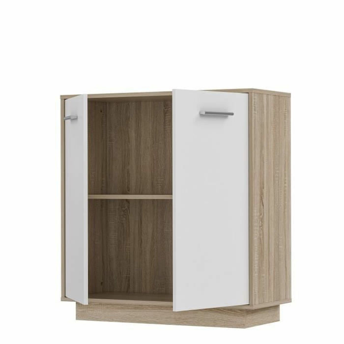 Mobilier pentru depozitare Natural Lemn Alb (88,9 x 34,2 x 88,1 cm)