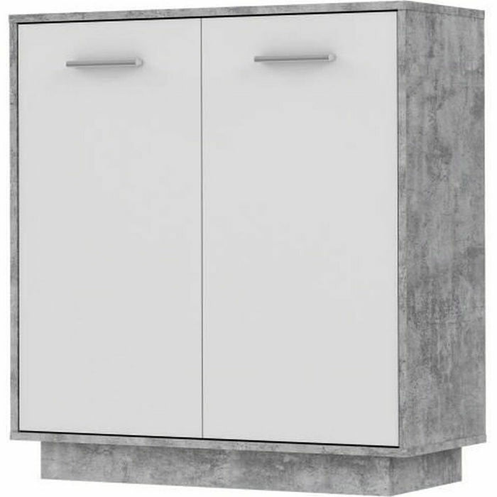 Mobilier pentru depozitare Lemn Gri deschis Alb (88,9 x 34,2 x 88,1 cm)