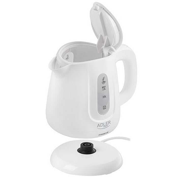 Fierbător Adler AD 1373 Alb Argintiu Oțel 800 W 850 W 600 ml