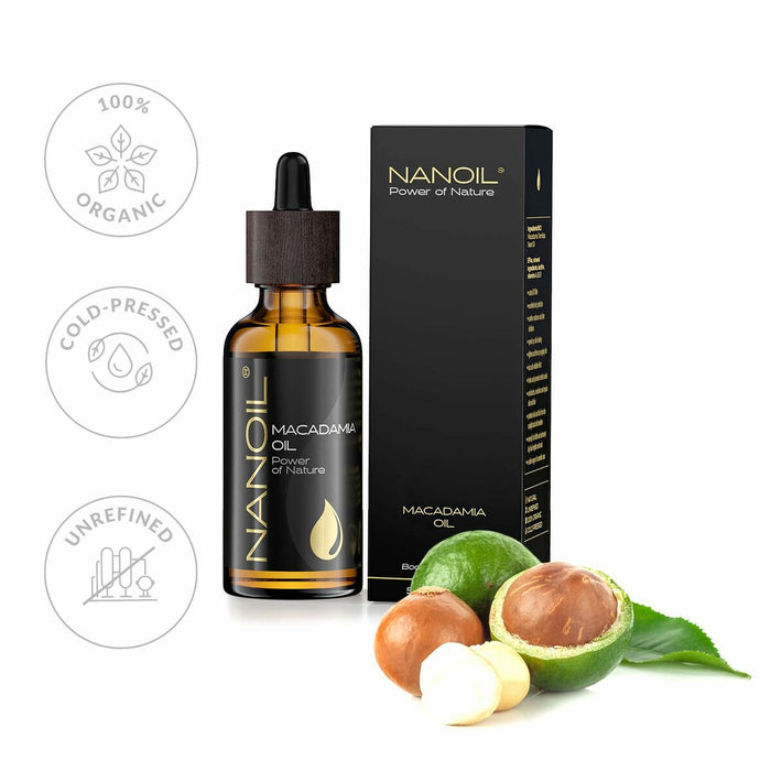 Ulei de Corp Nanoil Power Of Nature Ulei de nuci de macadamia (50 ml)