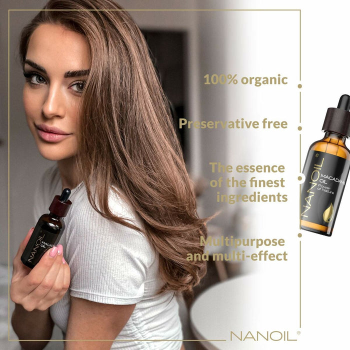 Ulei de Corp Nanoil Power Of Nature Ulei de nuci de macadamia (50 ml)