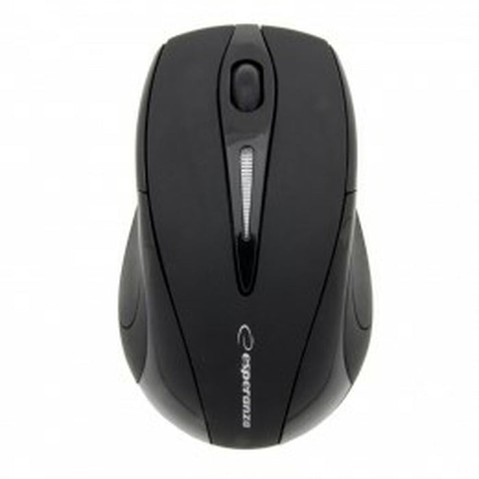 Mouse Fără Fir Esperanza EM101K Negru Monocrom