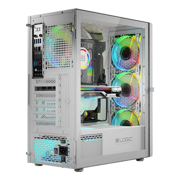 Unitate Semi-tower ATX Logic ARAMIS ARGB Alb
