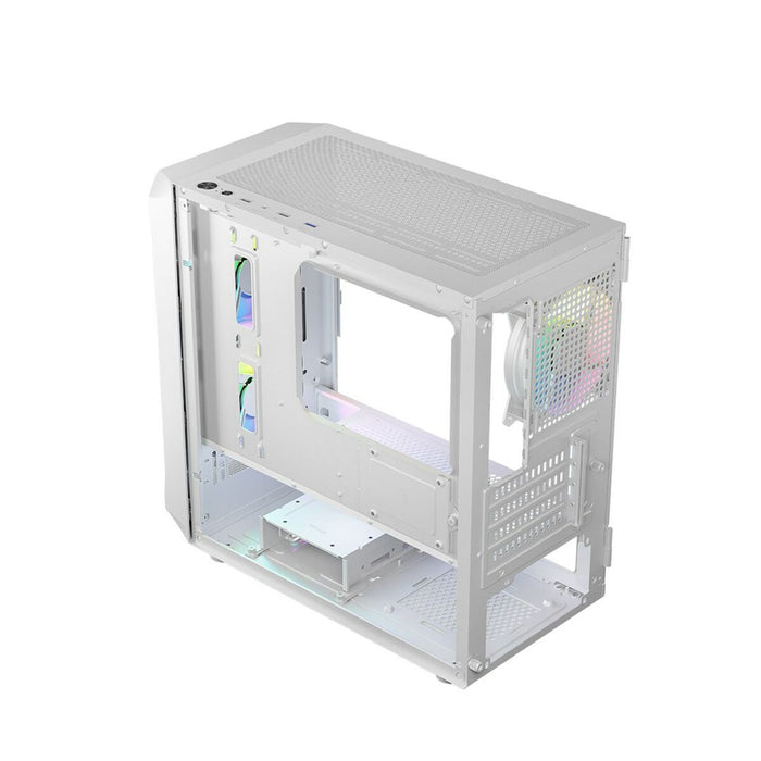 Unitate Semi-tower ATX Logic PORTOS ARGB Alb Negru