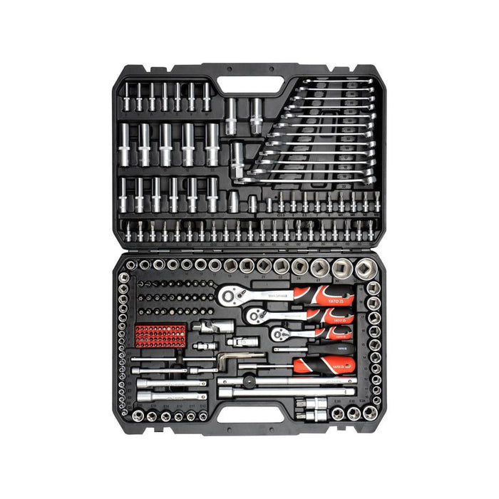 Cutie Tip Diplomat Pentru Scule Yato YT-38841 Oțel 216 Piese 1/4" 3/8" 1/2"