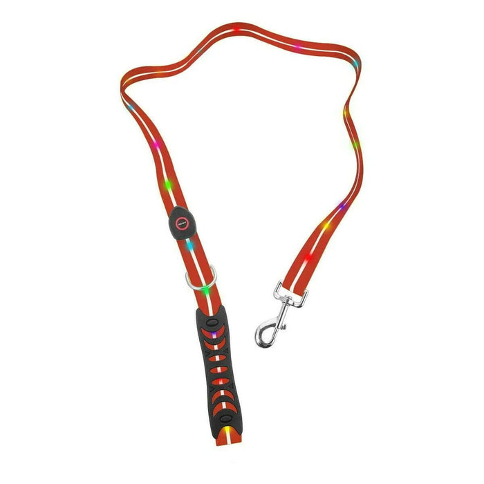 Lesă pentru câine Doggy Village MT7120 Roșu 1,2 m Lumină LED