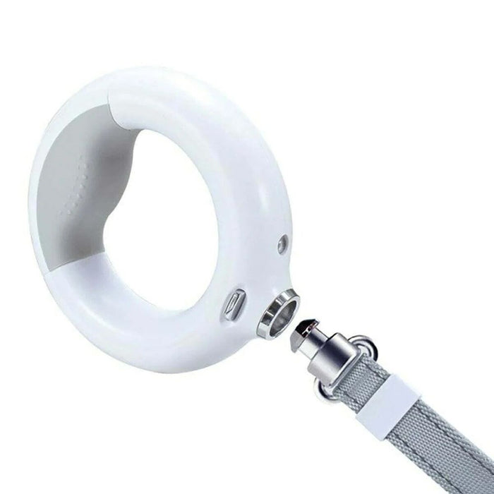 Lesă pentru câine Doggy Village MT7126 Alb Lumină LED 3 în 1