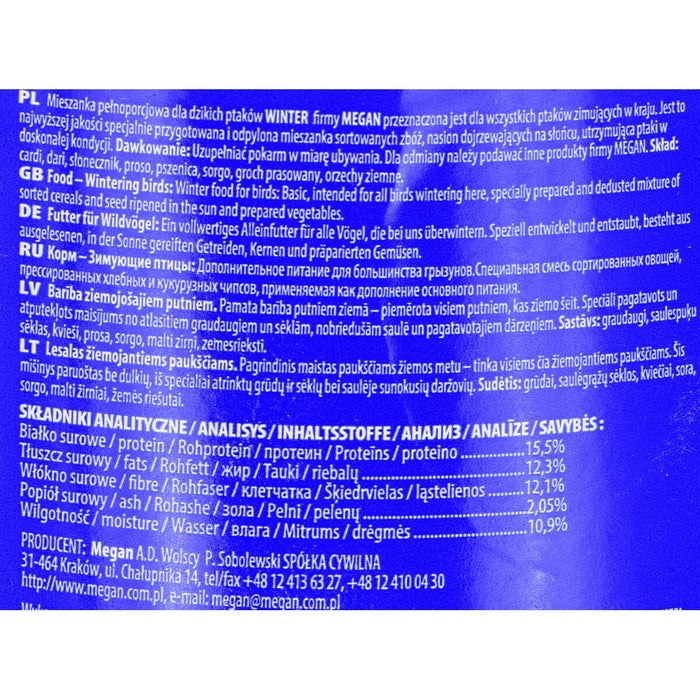 Hrană pentru păsări Megan 5906485082164 1 L 700 g