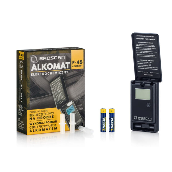 Alcoolscopul digital Bacscan F-45 Comfort Negru