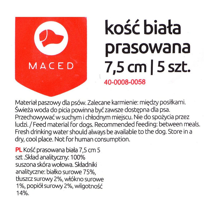 Gustare pentru câini Maced Os Vițel