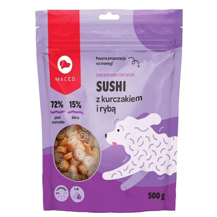 Gustare pentru câini Maced Pui Pește 500 g