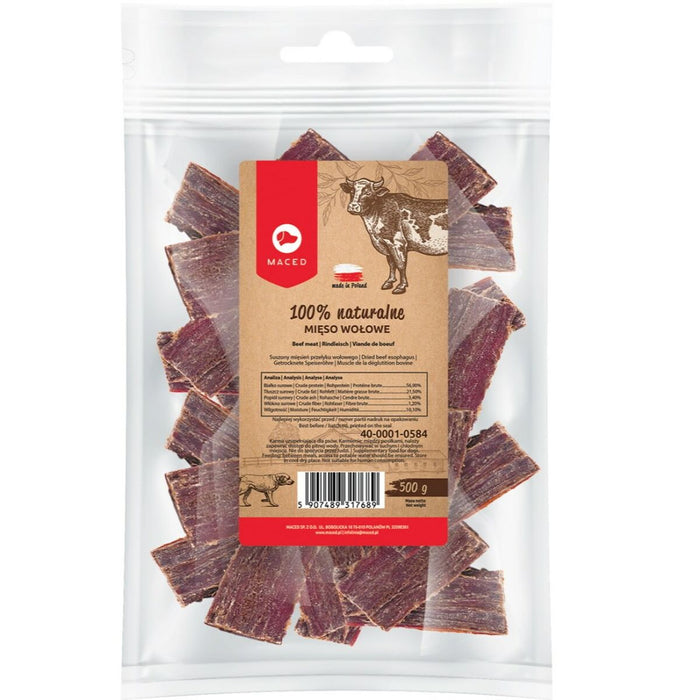 Gustare pentru câini Maced Vițel 500 g