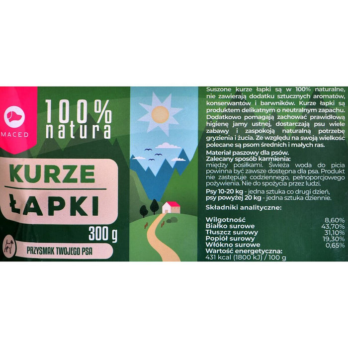 Gustare pentru câini Maced Pui 300 g