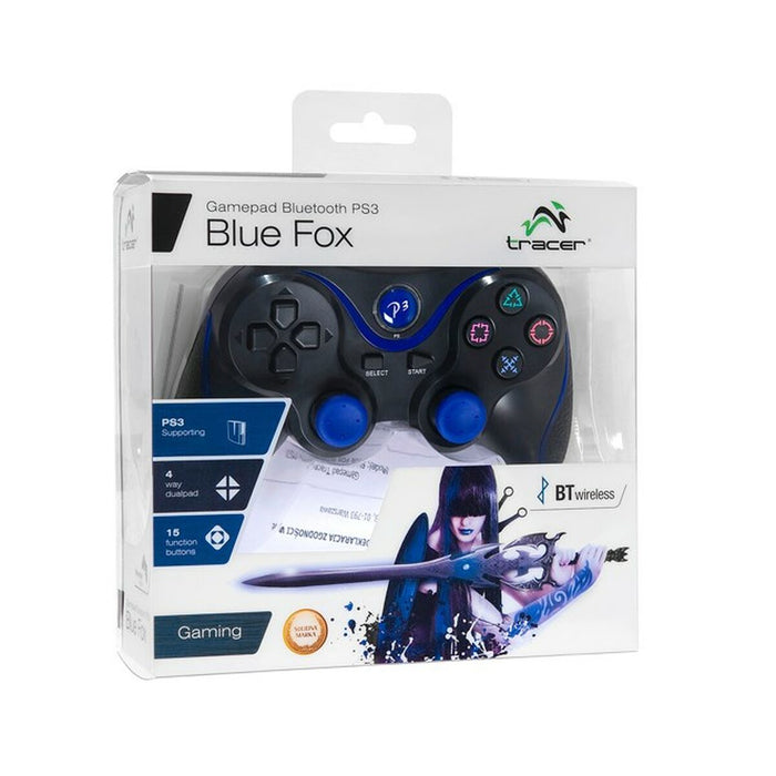Telecomandă Gaming fără Fir Tracer Blue Fox Albastru Negru Bluetooth PlayStation 3