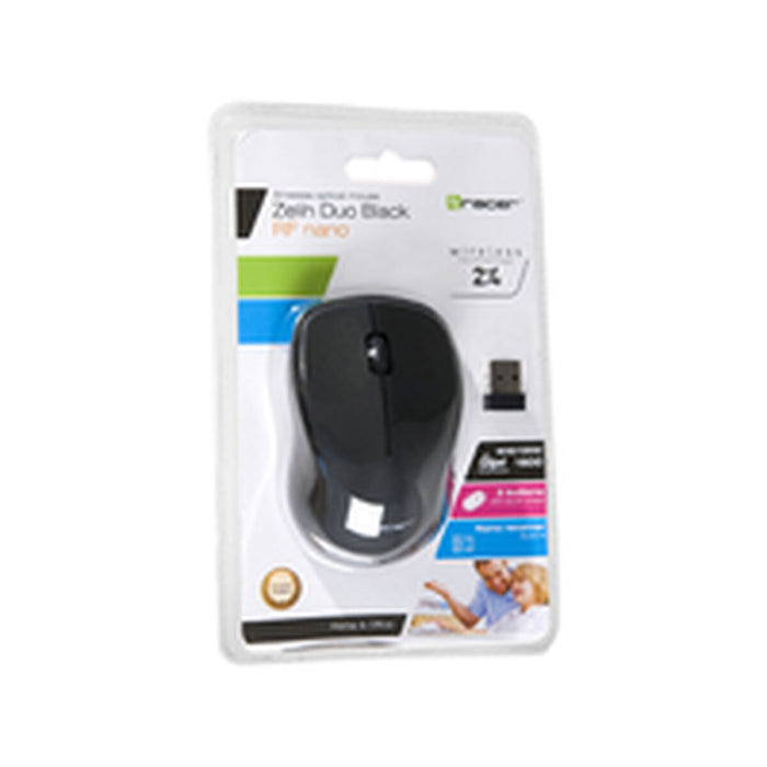 Mouse Fără Fir Tracer Zelih Duo Negru