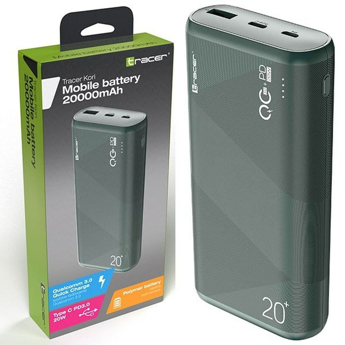 Power Bank Tracer KORI Verde 20000 mAh