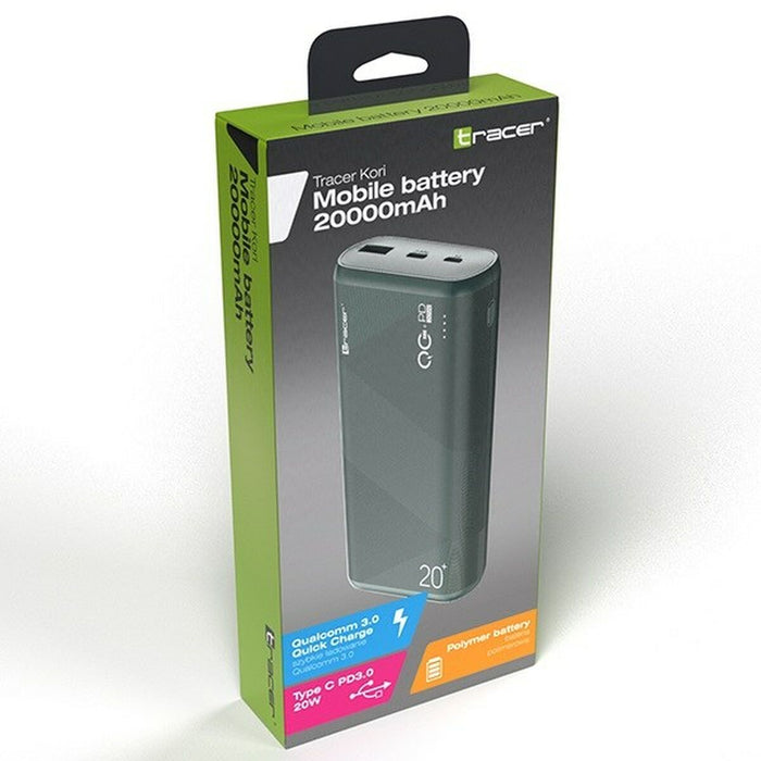 Power Bank Tracer KORI Verde 20000 mAh