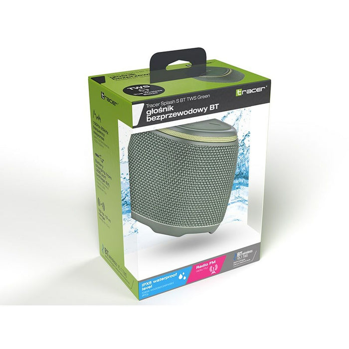 Difuzor Bluetooth Portabil Tracer Splash S Verde 5 W
